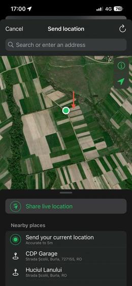 De vanzare doua parcele de teren zona Huciul Lanului , drumul spre Botnareni - 3