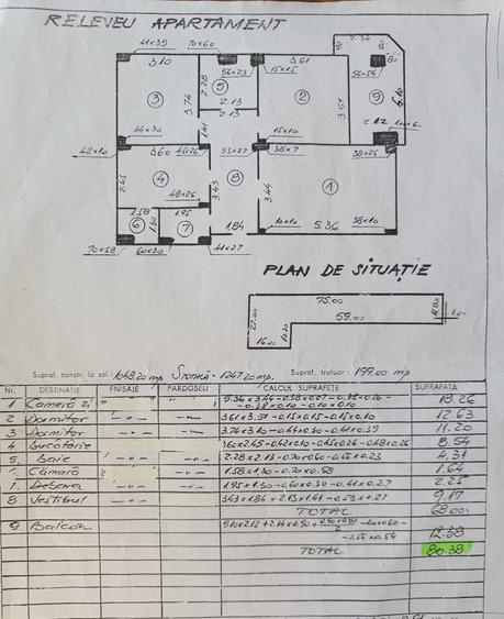 Apartament 3 camere Drumul Taberei SU 80mp langa metrou - 7