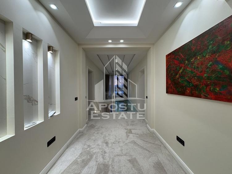 Vila de lux cu piscina incalzita de vanzare in Mosnita Noua | 4 camere - 17