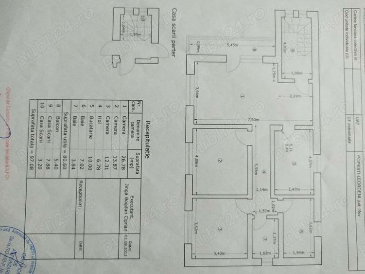 Apartament vila - 3 camere - 2