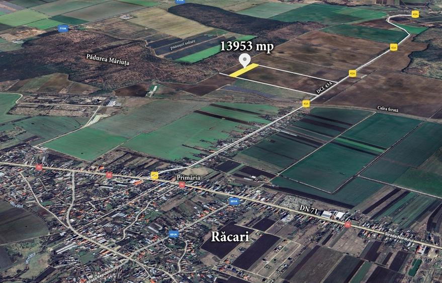 Teren intravilan 13953 mp Răcari lângă Pădurea Măriuța - oportunitate investiție - 4
