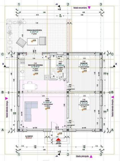 Casa individuala INTABULATA pe un singur nivel - Cristian Sibiu. - 11