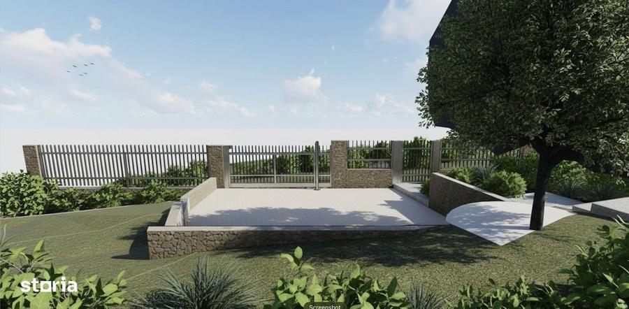 Teren intravilan 3000mp utilitati,proiect aprobat,vedere oras & Castel - 10