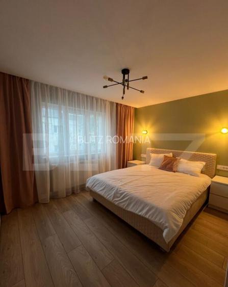 Apartament renovat, 2 camere, 50 mp, geam la baie, zona Geor Apartament renovat, 2 camere, 50 mp, geam la baie, zona Geor