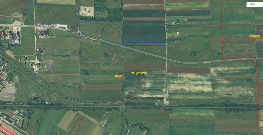 Teren extravilan cu acces de pe E 70 - Lugoj - 1
