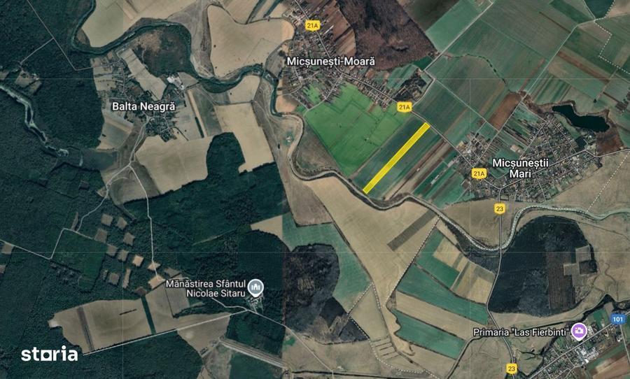 Cel mai bun pret! 1.5 ha, lot teren localitatea Nuci, Ilfov - 4