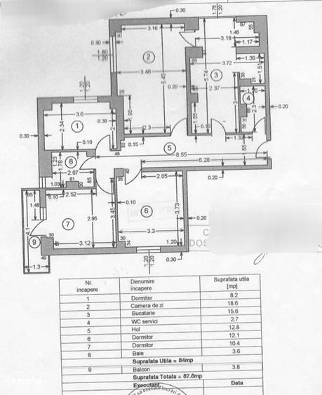 Apartament cu 4 camere decomandat în Ultracentral