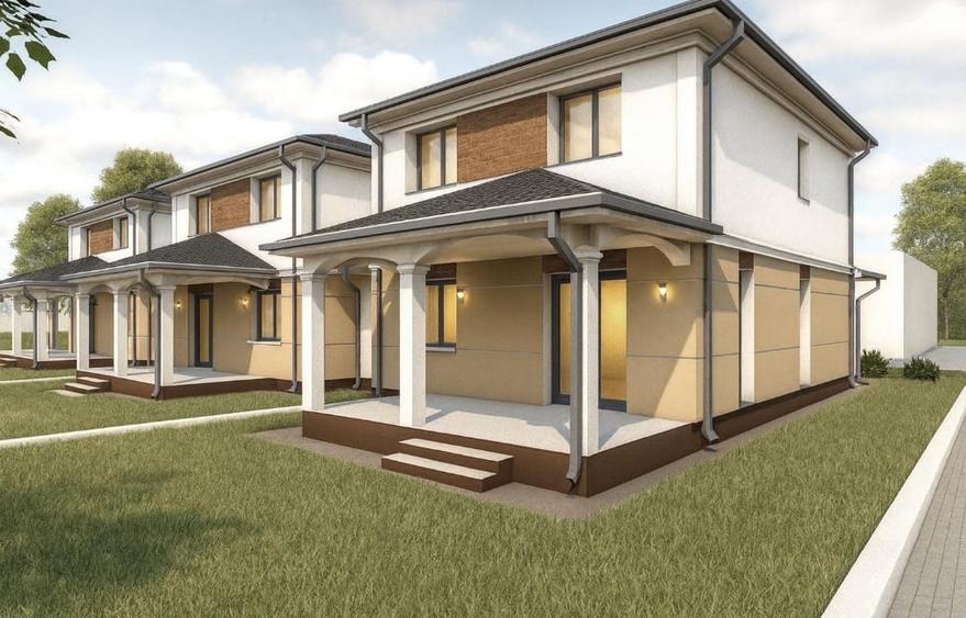 Triplex P+E despartit prin camera tehnica - 2