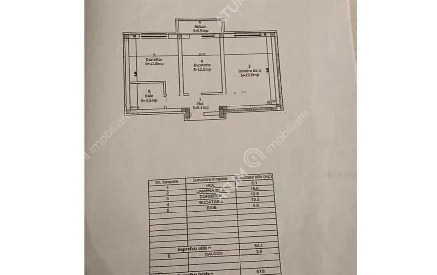 Apartament cu 3 camere decomandate loc privat de parcare zon - 8