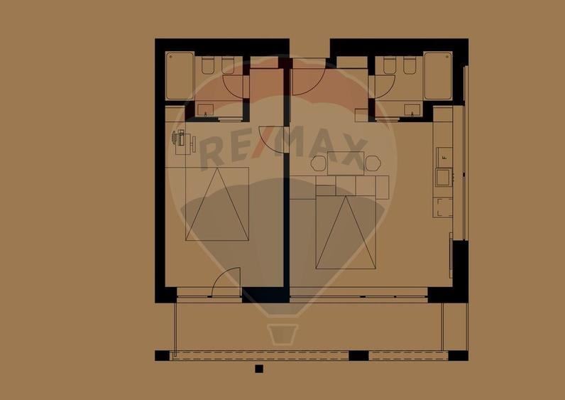 Apartament cu 2 camere in Poiana Ski Chalet - 8