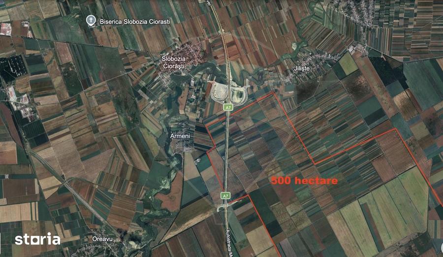 Teren de 5000000 mp, în Slobozia Ciorăști