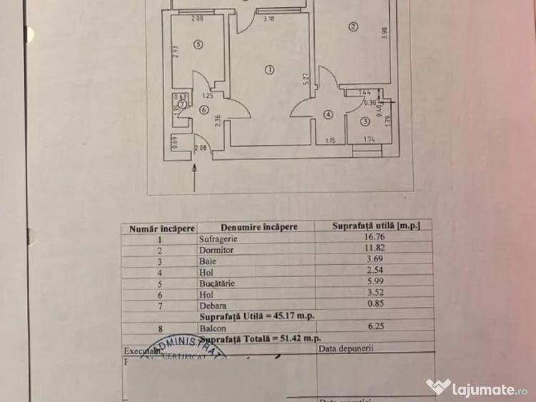 Abator, apartament 2 camere de vanzare, etaj 2, Constanta - 1