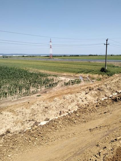 Teren Oarja de 8 400 mp, langa Pasarela A1, 5,5 euro/mp la Pretul 46 200 Euro. - 8