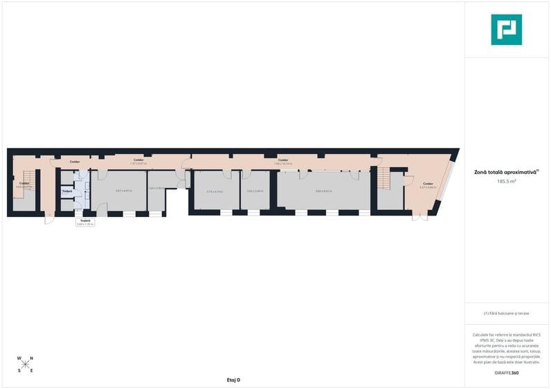 Birouri Ultracentrale, 185,5 mp, Parcare Proprie - 9