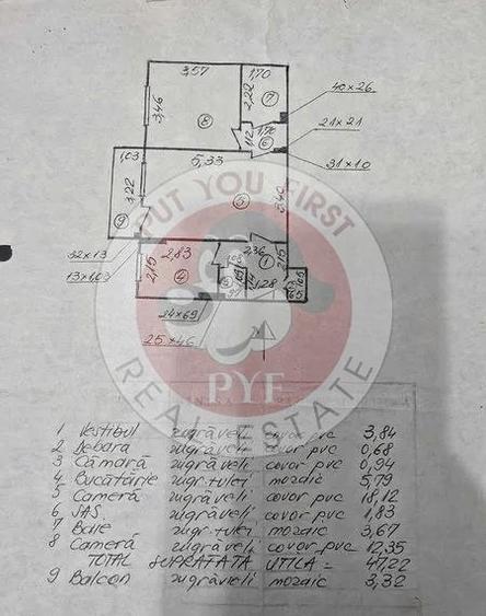 Serban Voda | 2 camere | 51mp | Decomandat | B12573 - 7