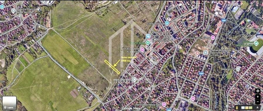 Teren de vanzare in Sibiu 2000mp zona Campsor - 1