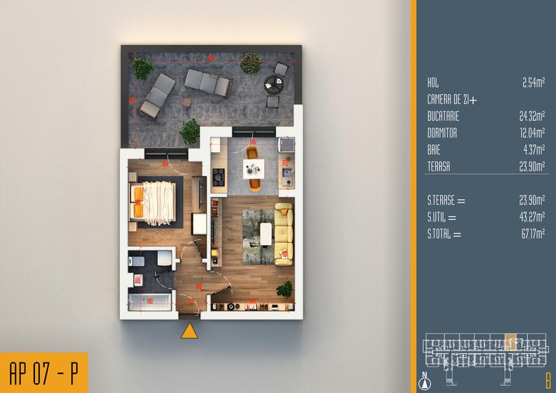 Neofort 84- Studio modern ideal pentru investitie, bloc nou Pallady, - 6