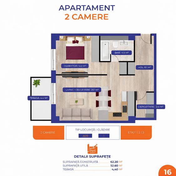 Apartament 2 camere decomandat> Baneasa> COMISION0% - 5