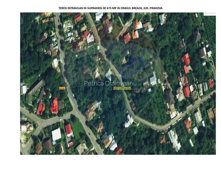 Vanzare teren intravilan 675 mp Breaza -  Strada Garii