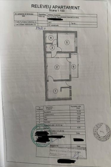 Apartament 2 camere direct proprietar, situat in Targu Jiu, Bld Republicii - 1