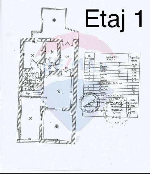 Casa interbelica de inchiriat - Str. Barbu Vacarescu nr. 33 - 43