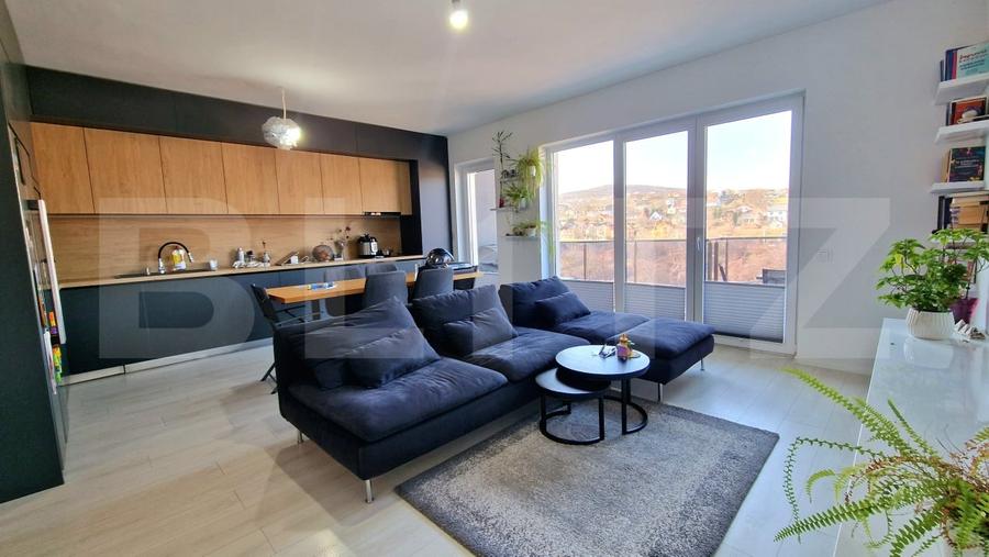 Penthouse cu 4 camere, 95 mp, 2 parcari subterane, panorama, zona Iris - 1