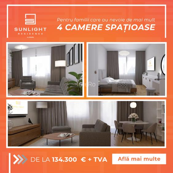 Apartament 4 camere Tunati - spațiu modern, eficiență energetică, 0% comision