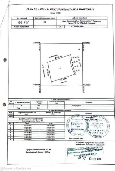 Lotizare Veterani Careul F4, lot 17/2 Teren 360mp - 1