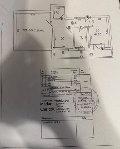 AP. 3 CAMERE SEMIMOBILAT, MUTARE IMEDIATA, PARCARE INCLUSA,COMISION 0% - 19