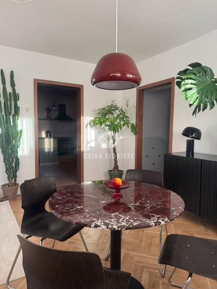 Apartament cu 2 camere semidecomandat, mobilat în Dorobanți