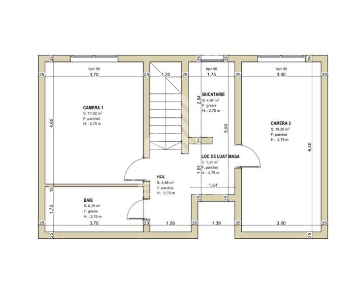 Apartament cu 2 camere decomandat în Girocului
