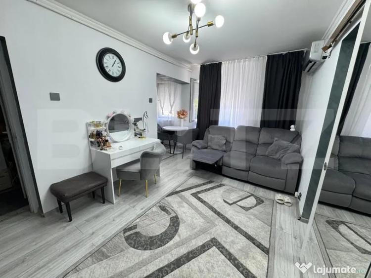 Apartament cu 2 camere semidecomandat în Central