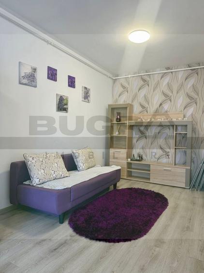 Apartament cu 2 camere semidecomandat, mobilat în Baciu