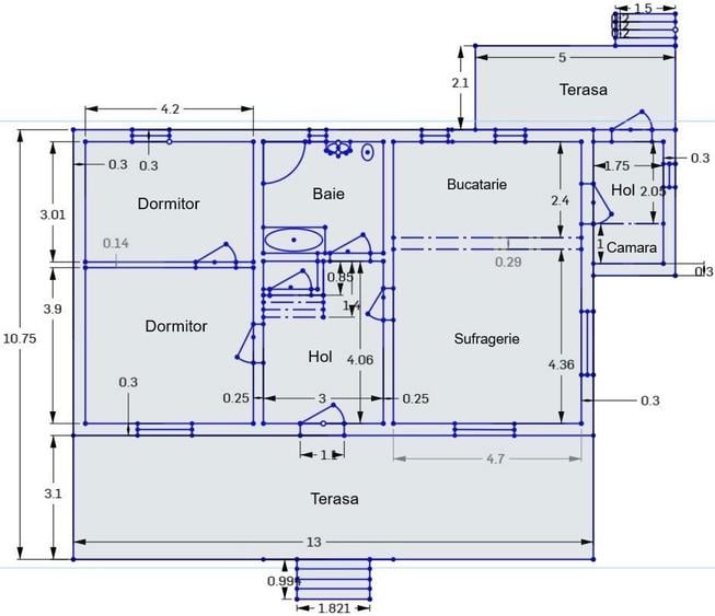 CASA IN CUCI + 1 ha teren - 7