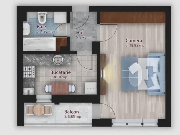 Garsonieră premium | 600 m Metrou Obor | Investiție cu randament ridicat - 7