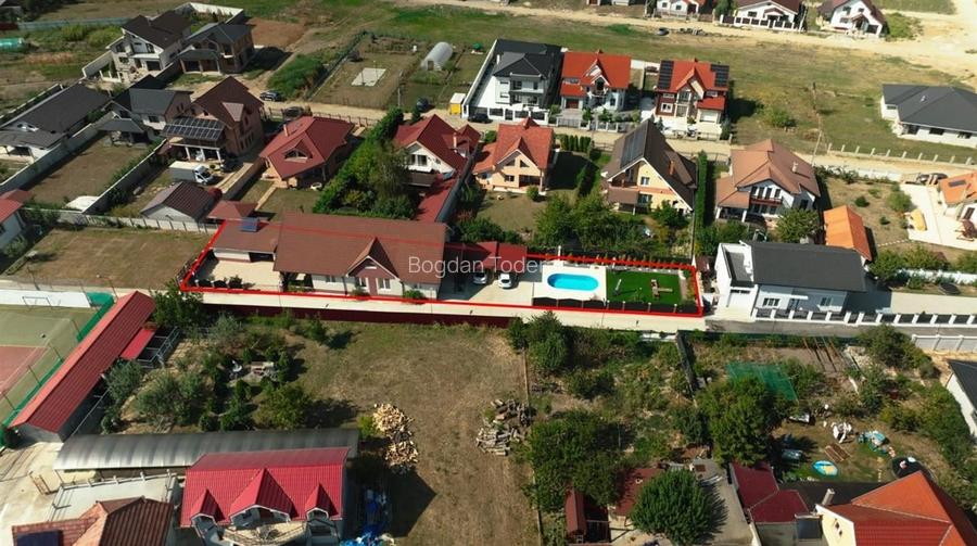 RECO Casa 3 dormitoare, piscina, strada privata, Sanmartin