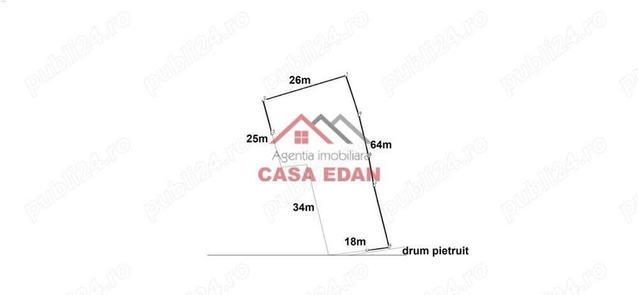Teren intravilan in Breaza,1358 mp, 40.000e - 1