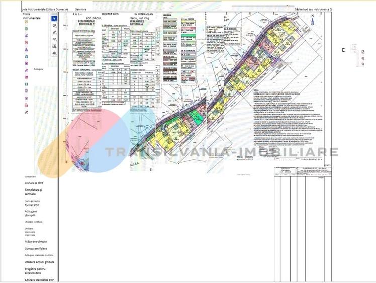 Teren intravilan 2 parcele construibile de 700 mp , zona Baciu - 3