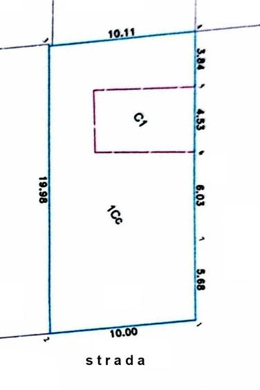 Bucurestii Noi, zona Laminorului, teren 200 mp, d=10m, casa demolabila - 4