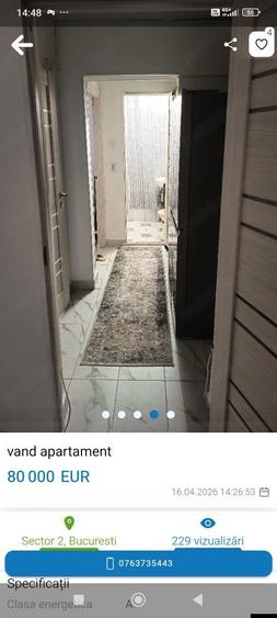 Vand apartament renovat nemobilat - 5