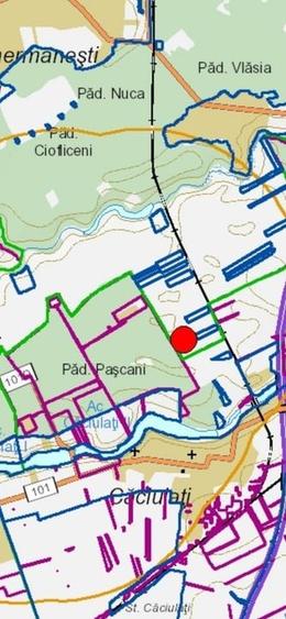 teren intravilan 4950 mp, com Snagov-Caciulati - 2