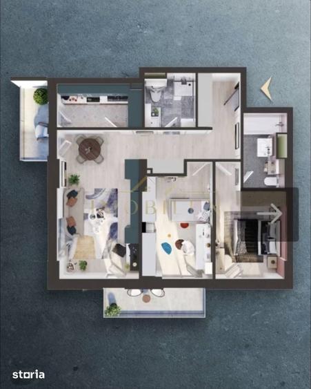 Apartament cu 3 camere în Bulgaria
