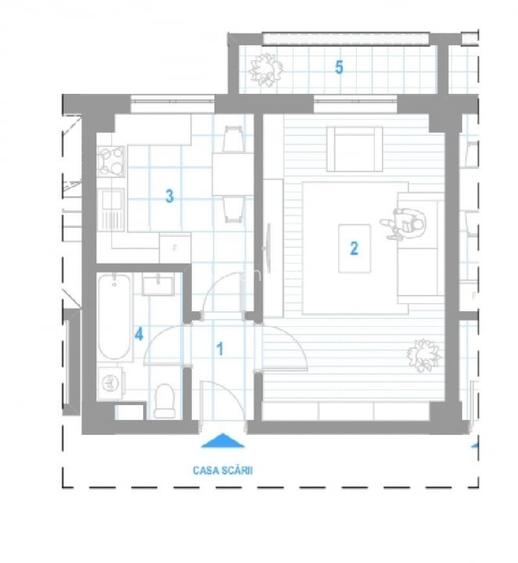 Apartament cu 1 camere decomandat, suprafata 40mp, intabulat //  COMISION 0% Apartament cu 1 camere decomandat, suprafata 40mp, intabulat //  COMISION 0%