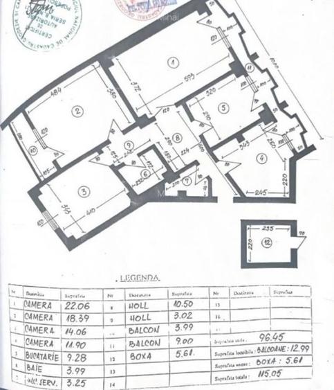 Apartament 4 Camere | 115 MP | Dec | Palatul Parlamentului - Catedrala - 5