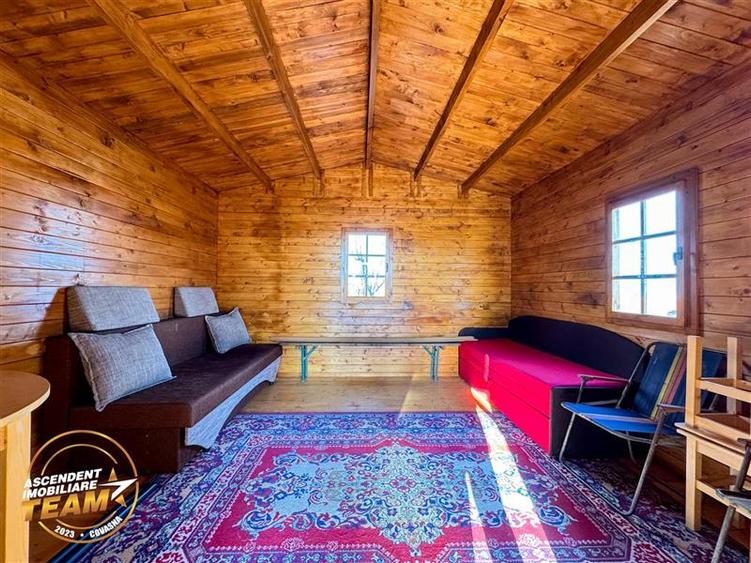 Teren intravilan 520 mp cu casuta din lemn,zona linistita,aproape de oras,Sancra - 2