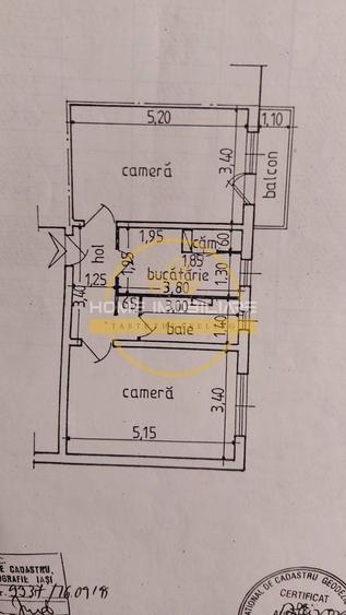 Apartament 2 Camere Decomandat 54 Mp Renovat Bloc 1985 Nicolina-Rond Vechi - 7