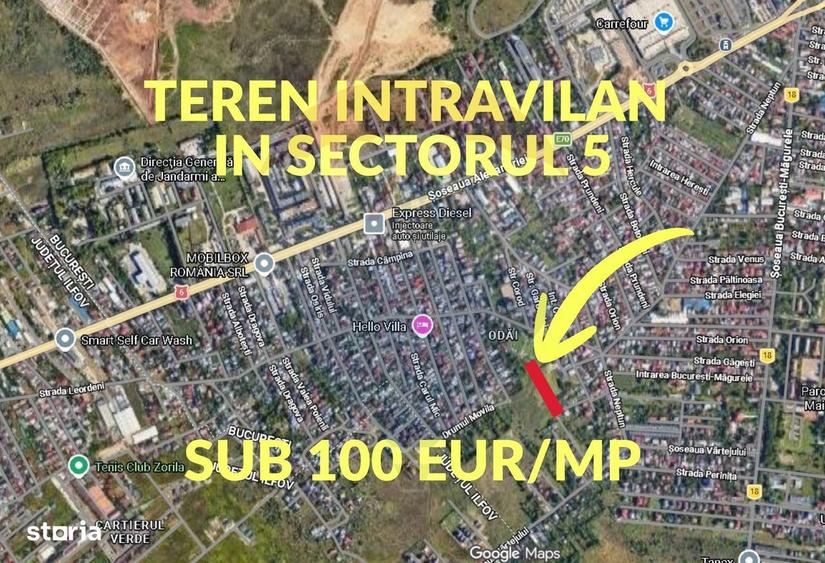 Teren 2.819 mp in Sectorul 5, sub 100 EUR/mp, dezvoltare rezidentiala - 5