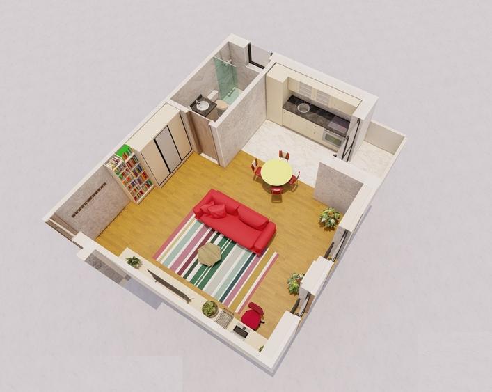 IMI Residence - Sanandrei - Comision 0 - Apartament cu o camera, 38 mp - 3