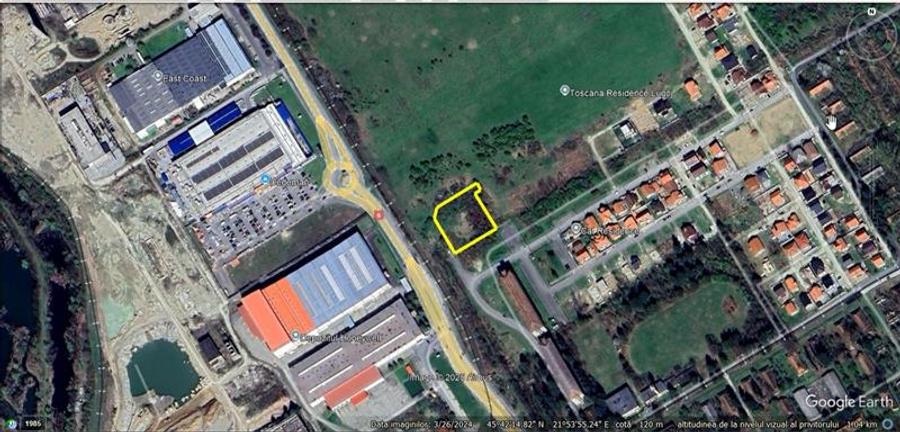 Teren Construcții intravilan de 2385 mp, în Central