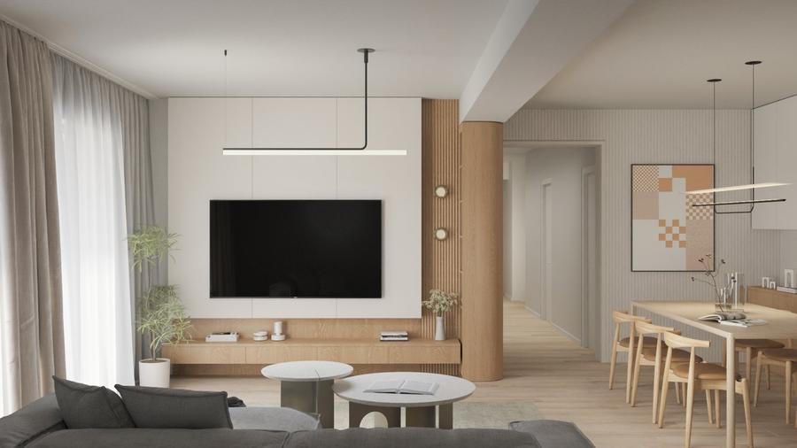 Apartament 4 camere, 3 bai, depozitare - 130,9 mp in ansamblul Antracit Coandă - 11